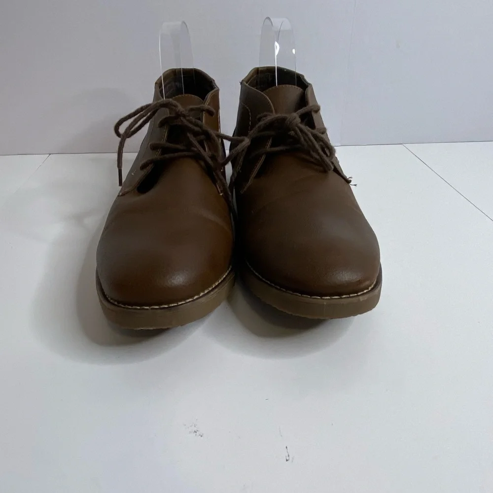 Men's‎ Dexter Comfort Memory Foam Brown Lace up Ankle Boots Size 13